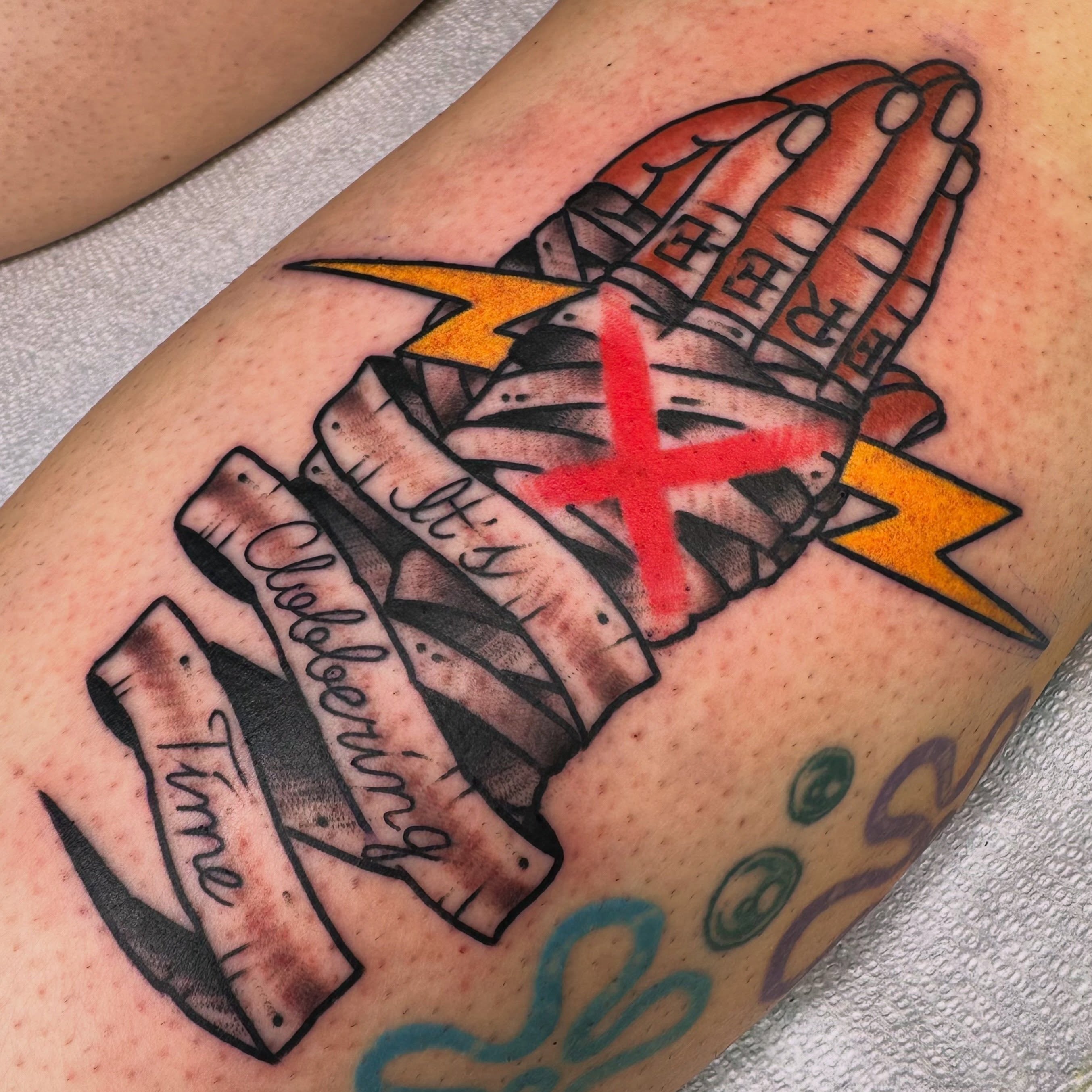 Tattoo by @codydewaldtattooer — american_traditional, geometric