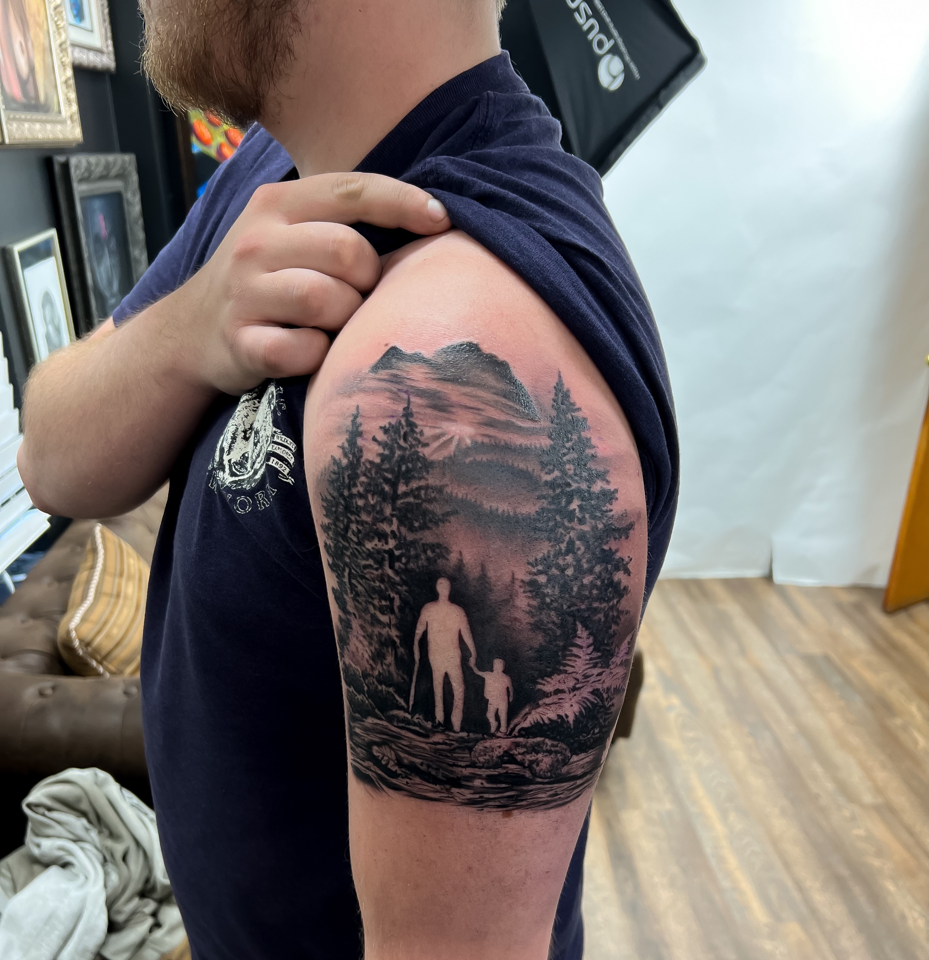 Tattoo by @carmelo_silva_ — realism, black_and_grey