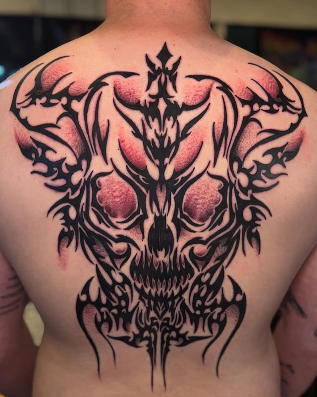 Tattoo by @edchoat_tattooer — tribal, blackwork