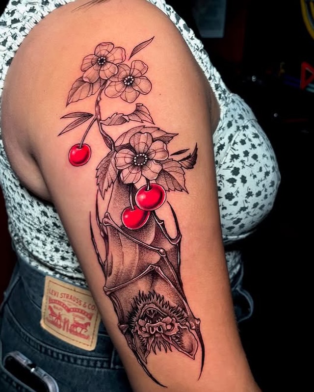 Tattoo by @morgue_ink โ black_and_grey, fine_line