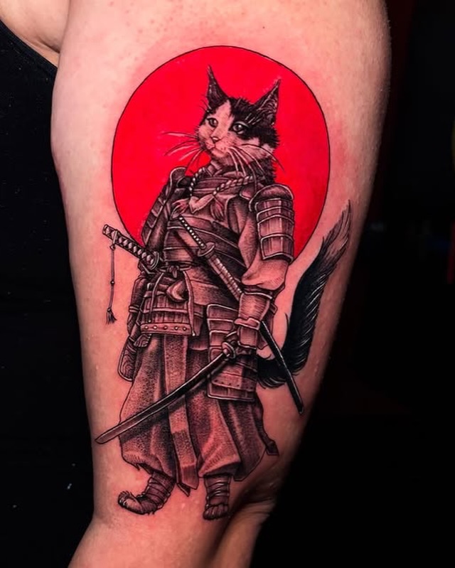 Tattoo by @morgue_ink โ realism, japanese_irezumi