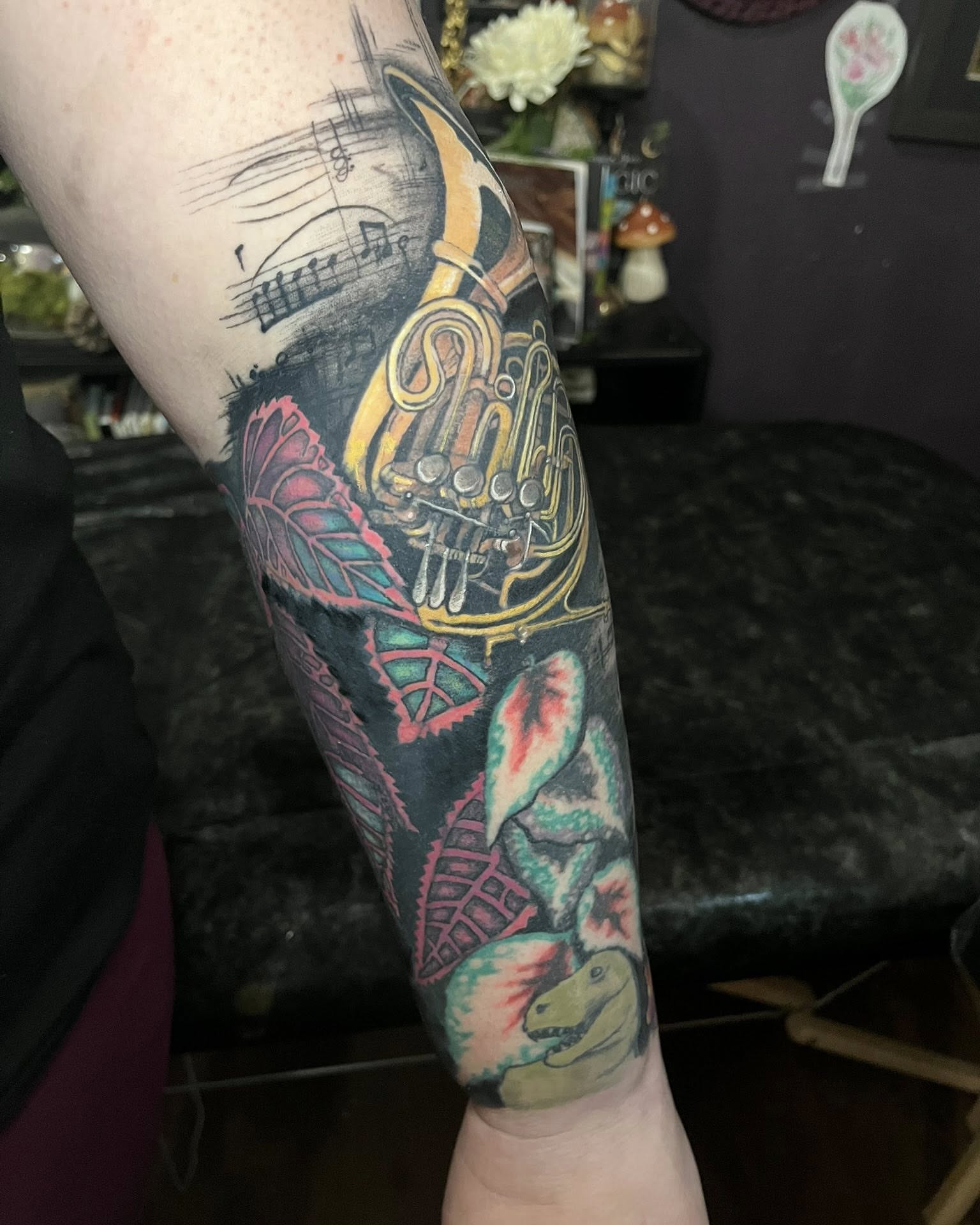 Tattoo by @opal_owl_tattoos — realism, dotwork