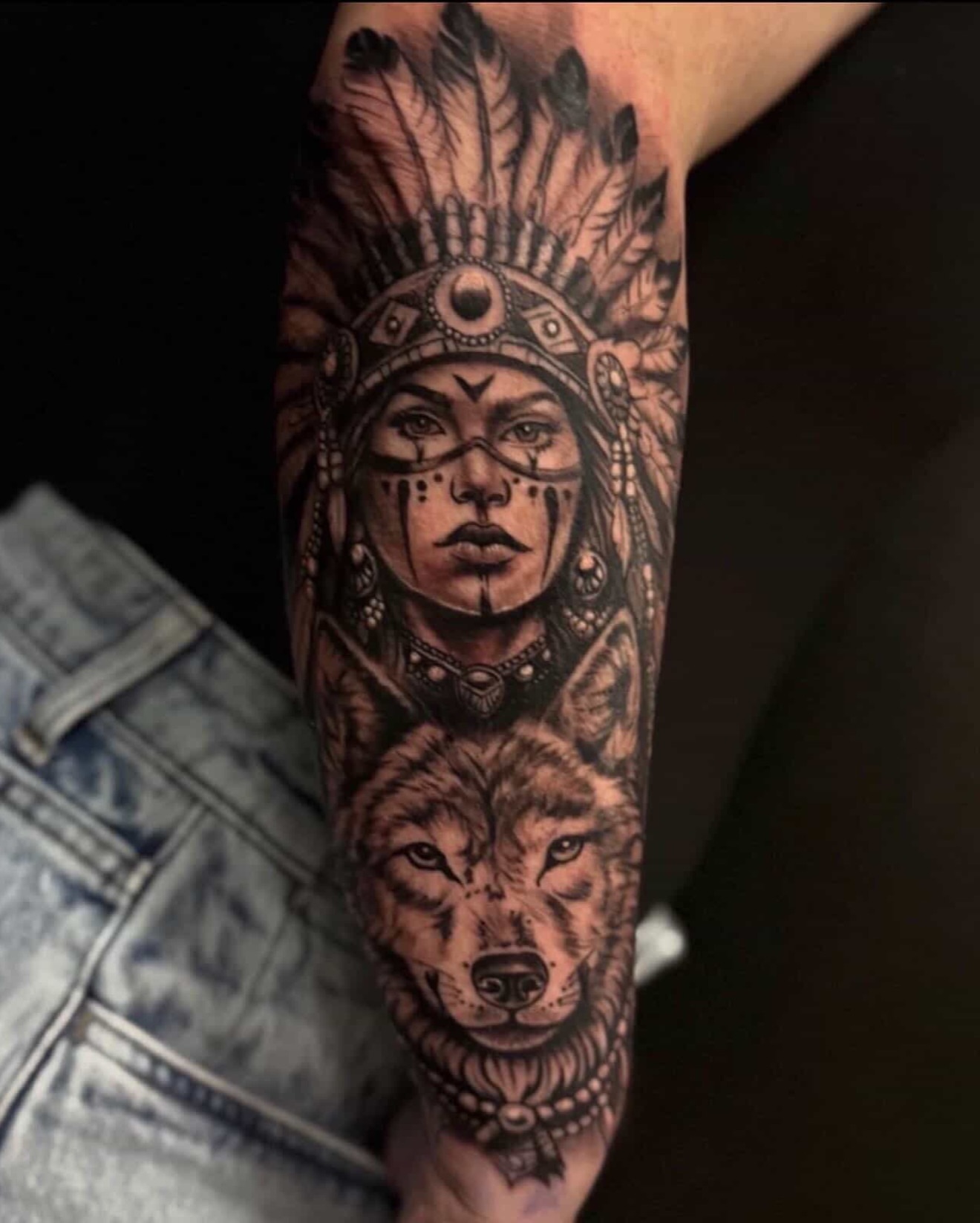 Tattoo by @jedlewis23 — black_and_grey, realism