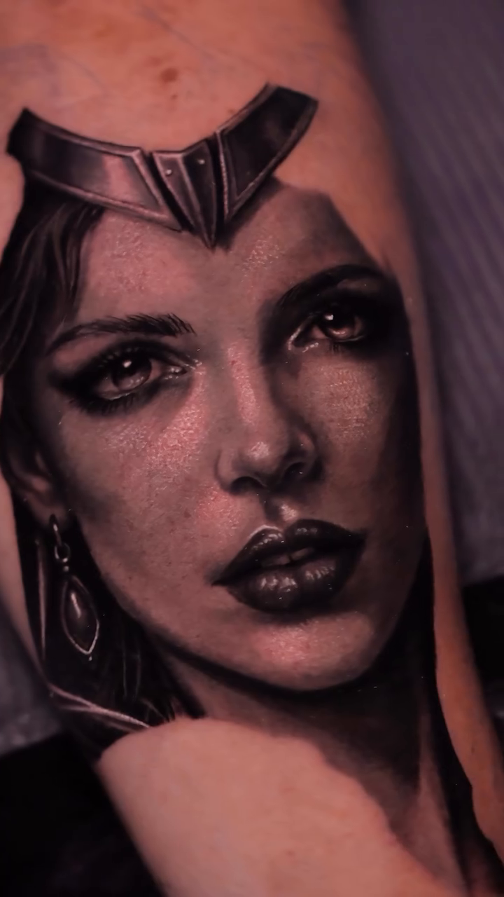 Tattoo by @luisbravotattoo — realism, black_and_grey