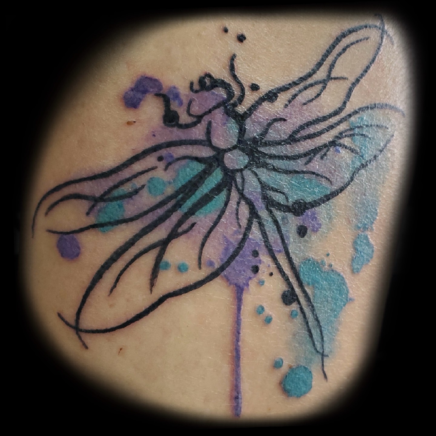 Tattoo by @bree_annatattoos — watercolor