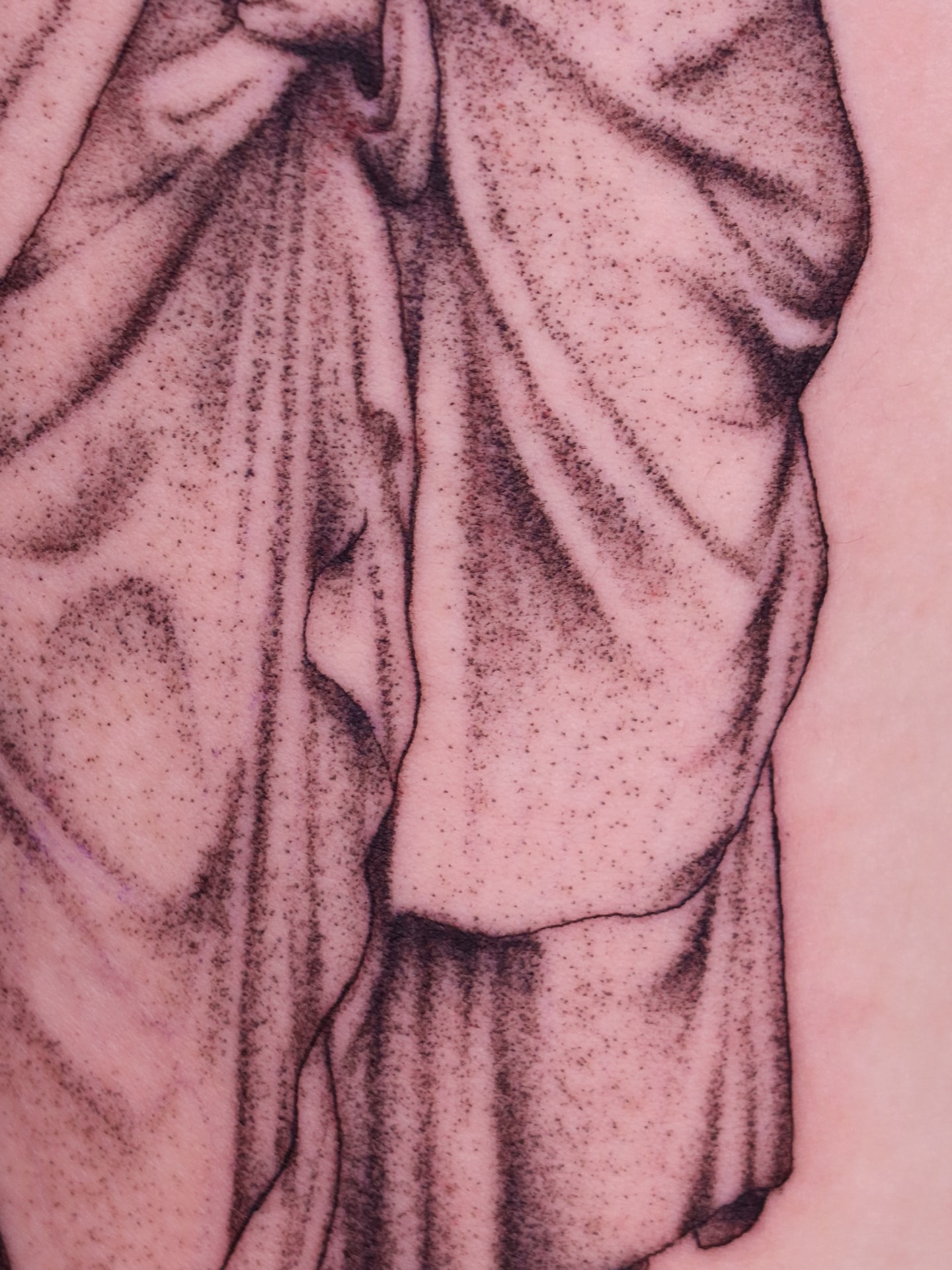 Tattoo by @lexgetink — dotwork