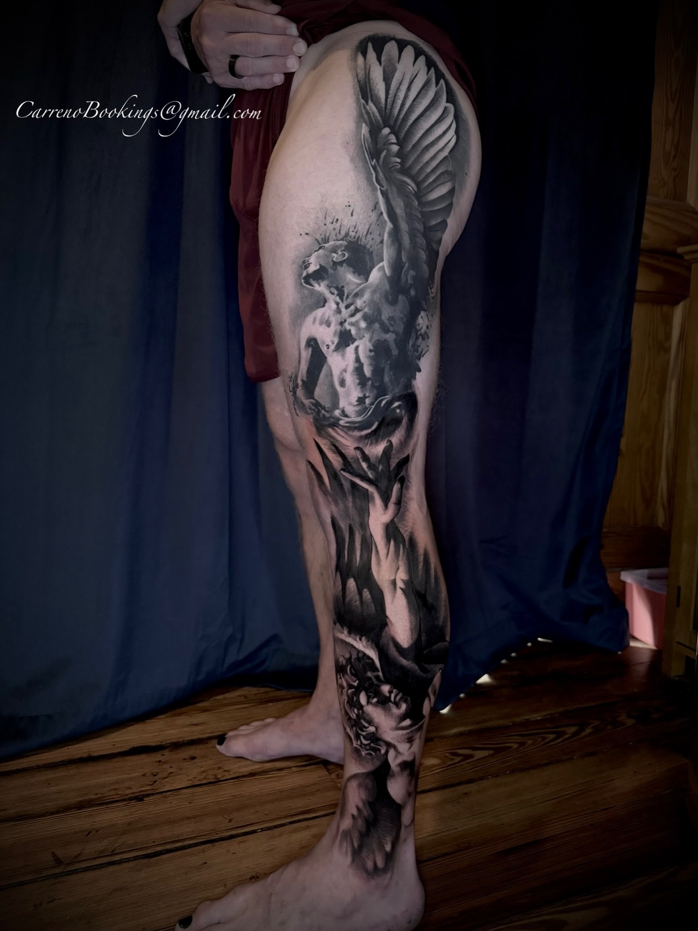 Tattoo by @petecarreno — black_and_grey, realism