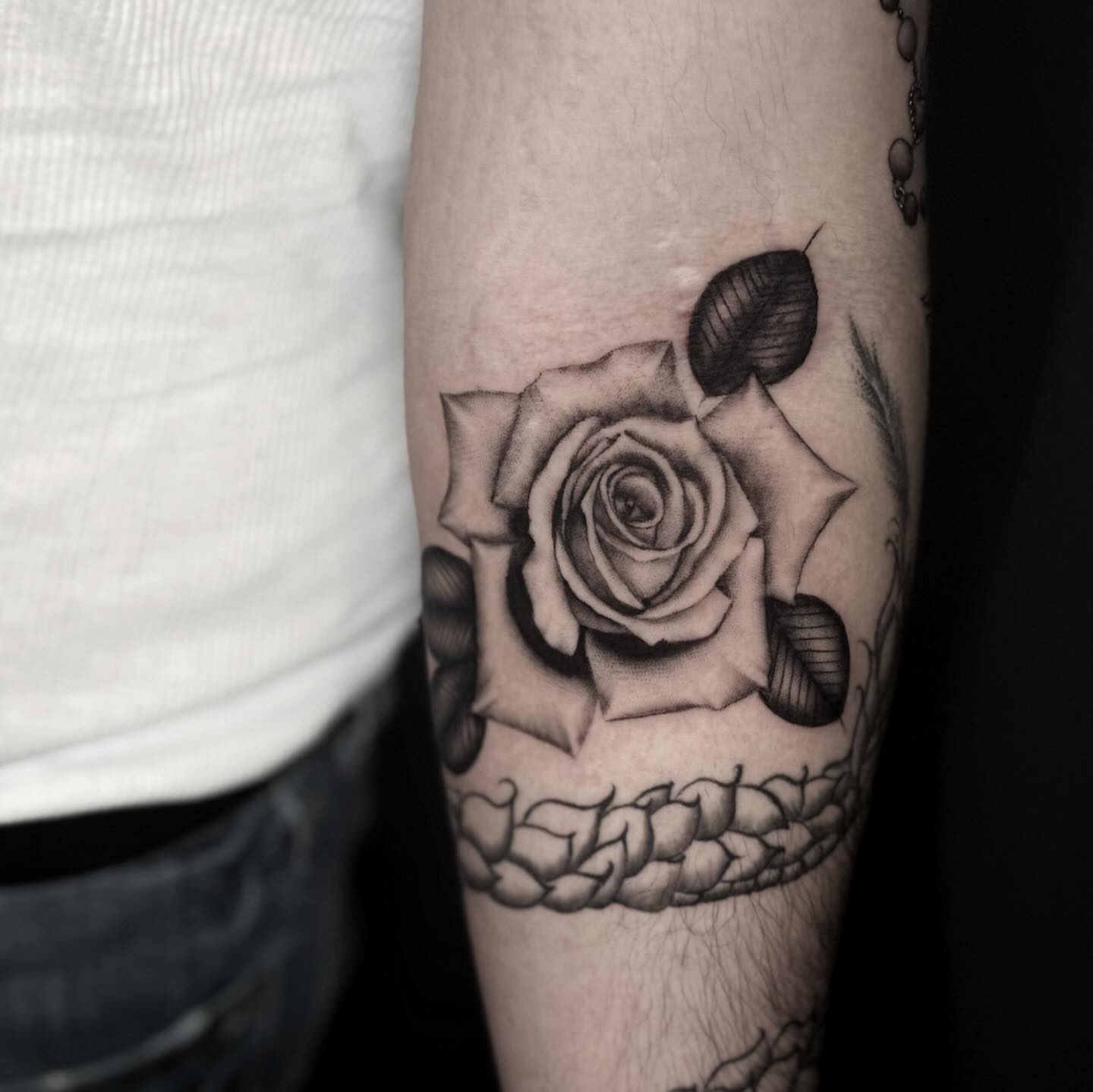 Tattoo by @killjoystabs β black_and_grey, realism