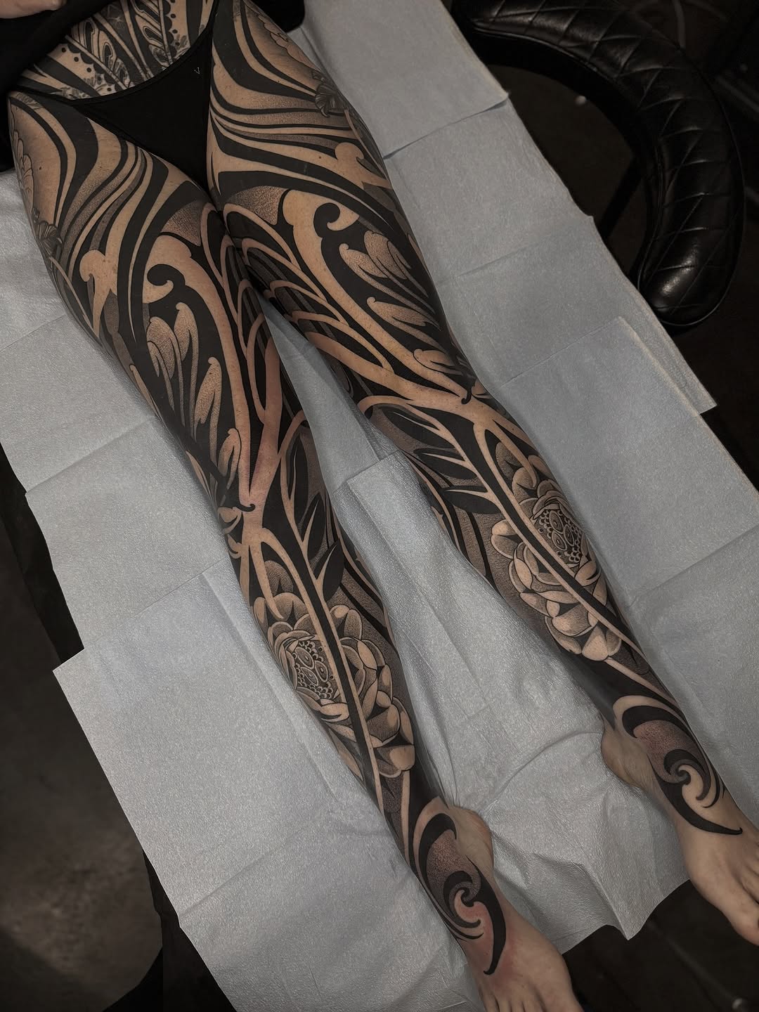 Tattoo by @zachdonn — blackwork, ornamental