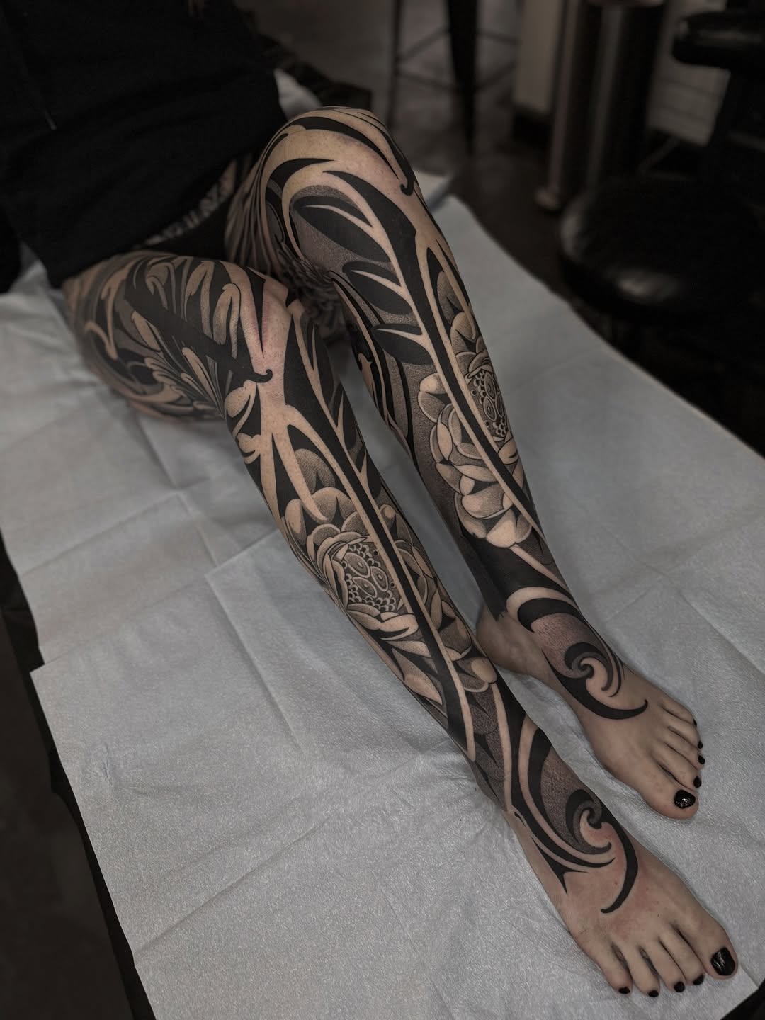 Tattoo by @zachdonn — blackwork, ornamental