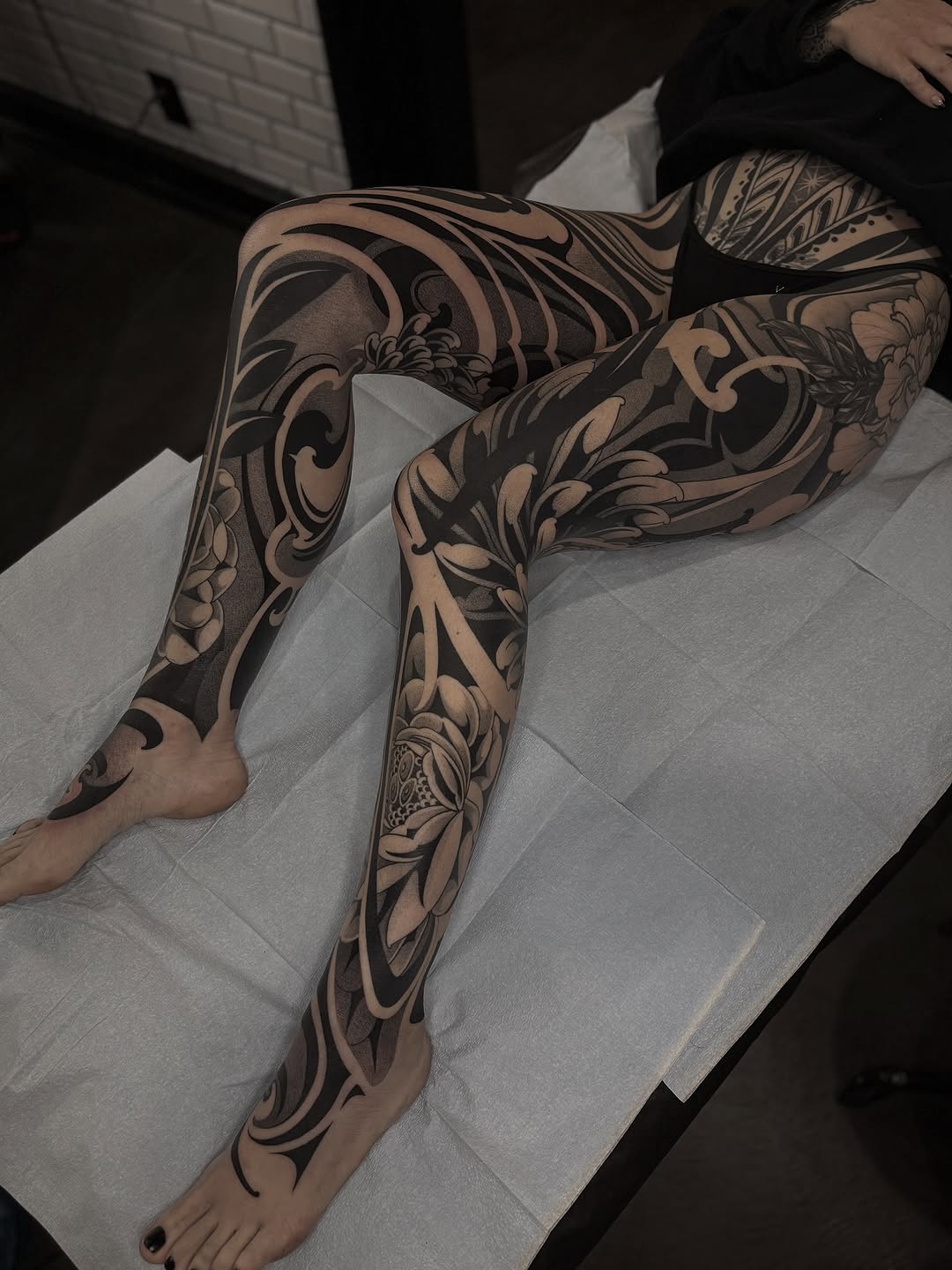 Tattoo by @zachdonn — blackwork, ornamental