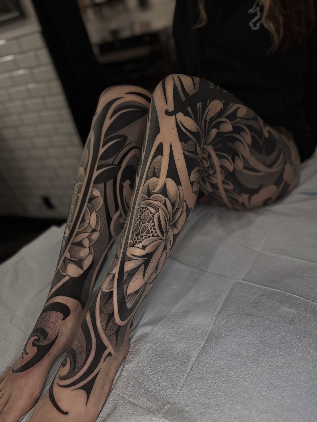Tattoo by @zachdonn — blackwork, ornamental