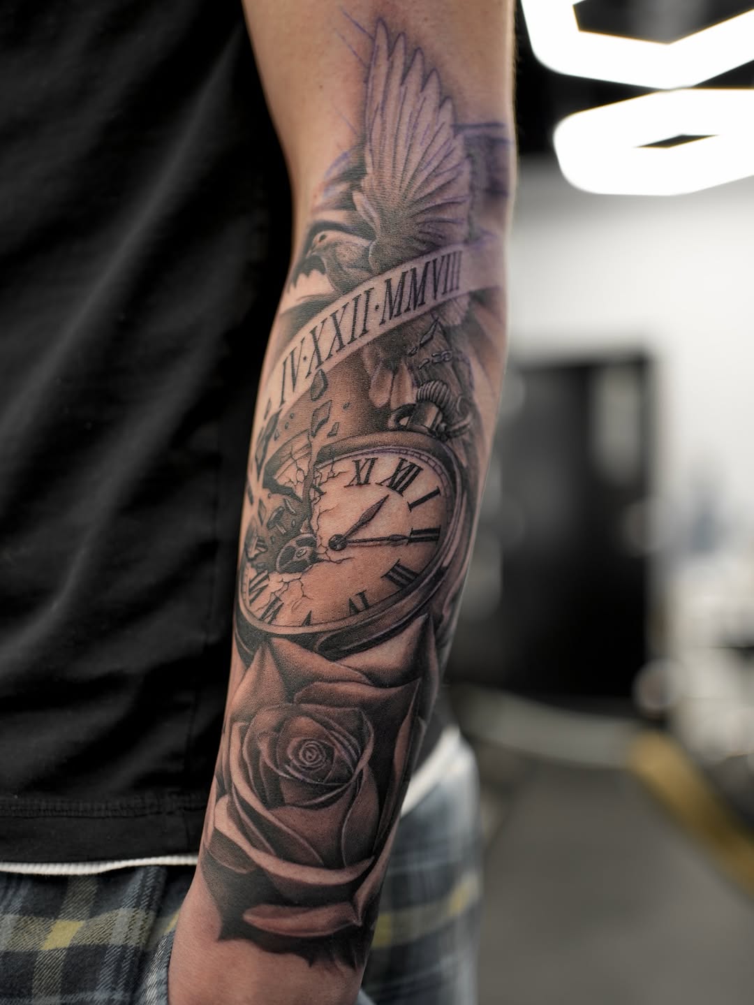Tattoo by @dcvern_ink — realism, black_and_grey