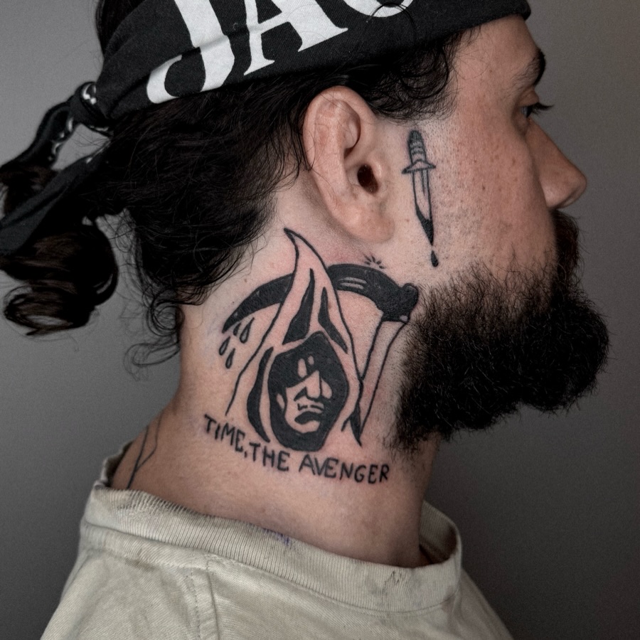 Tattoo by @baby__ugly — black_and_grey