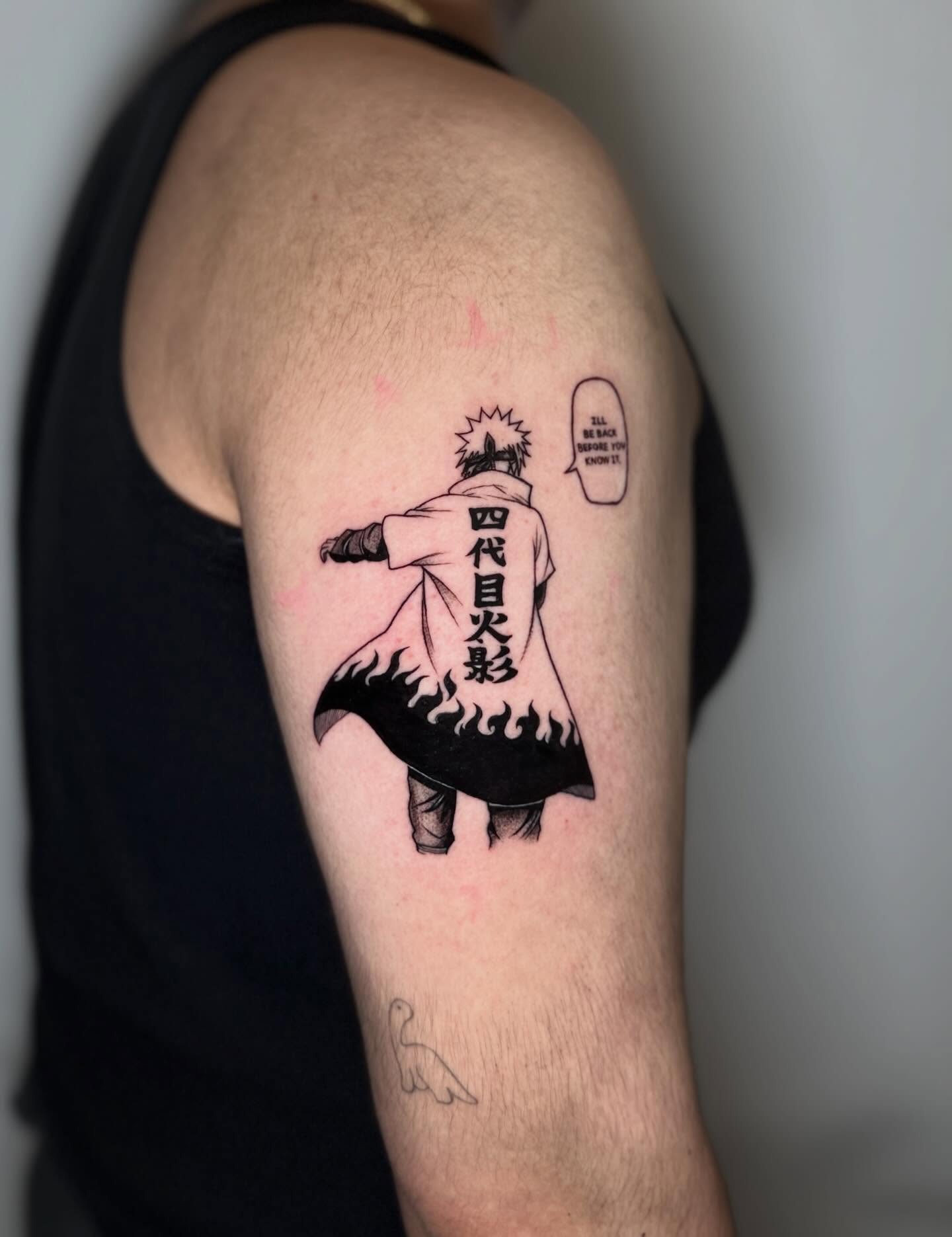 Tattoo by @vu.holistic — anime