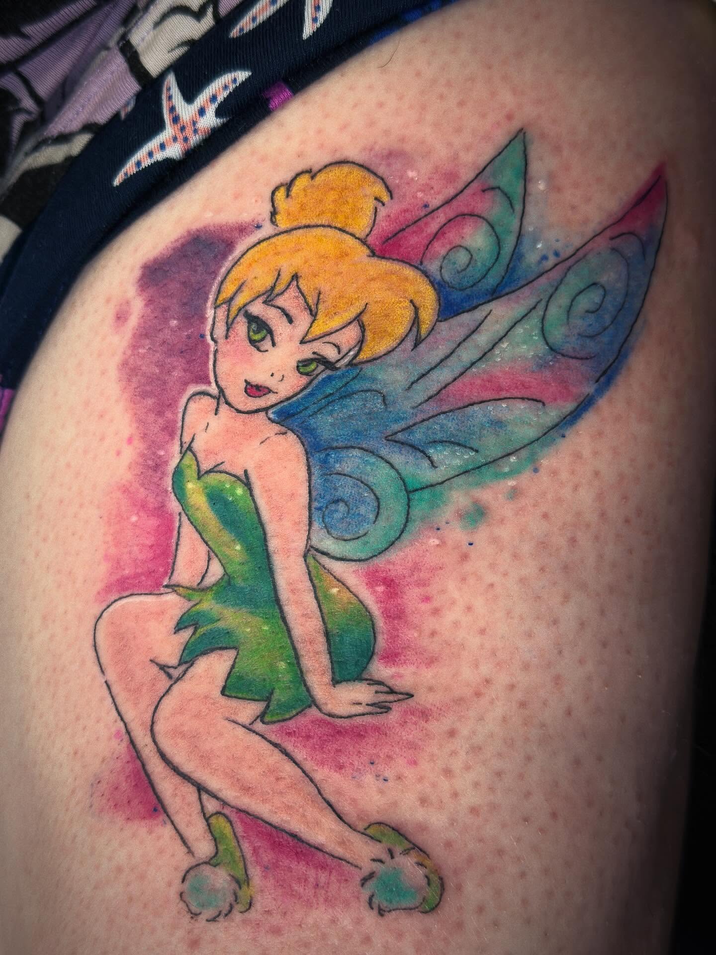 Tattoo by @tosh.pointo.tattoos — watercolor