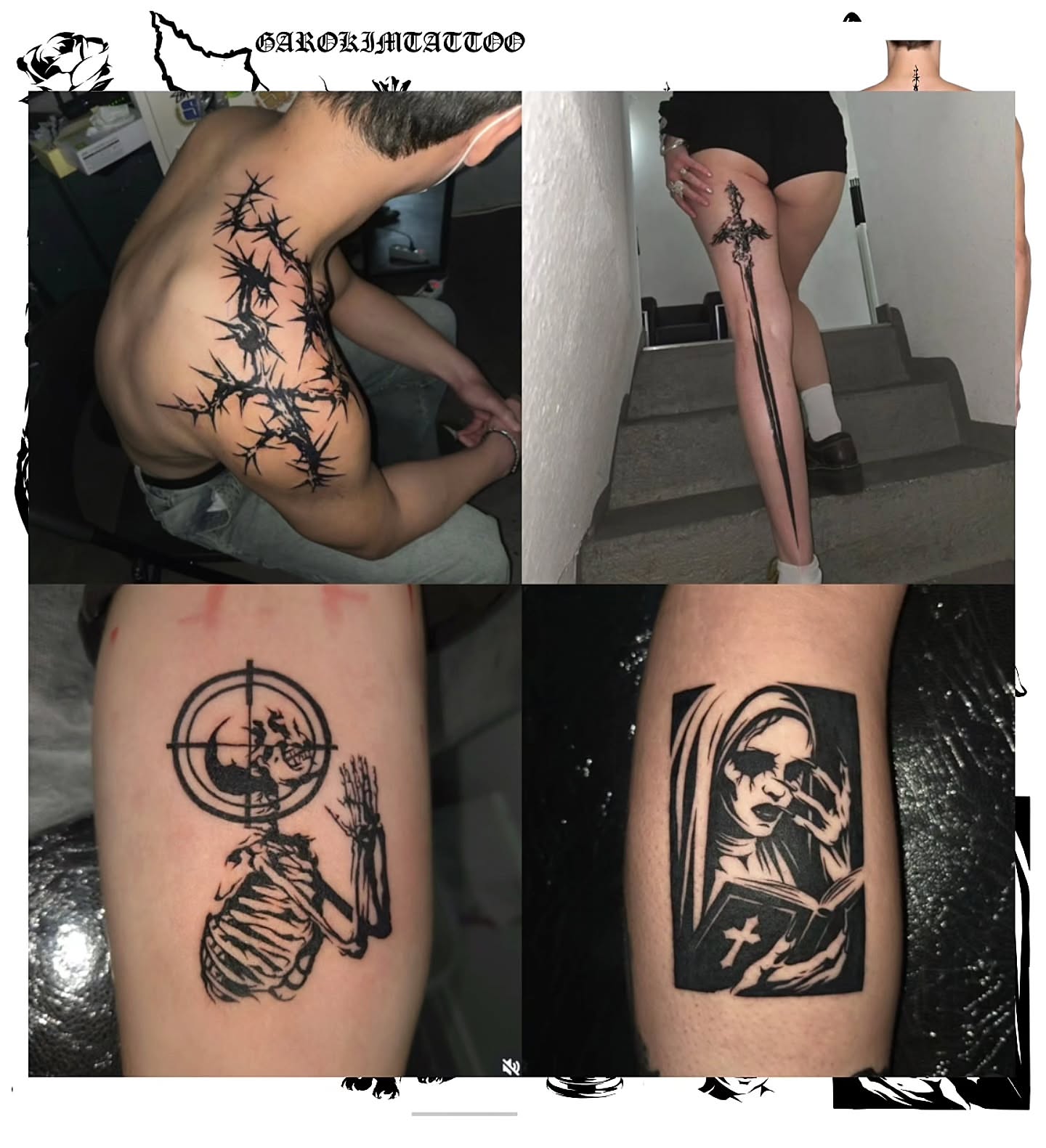 Tattoo by @garokim_tattoo — blackwork