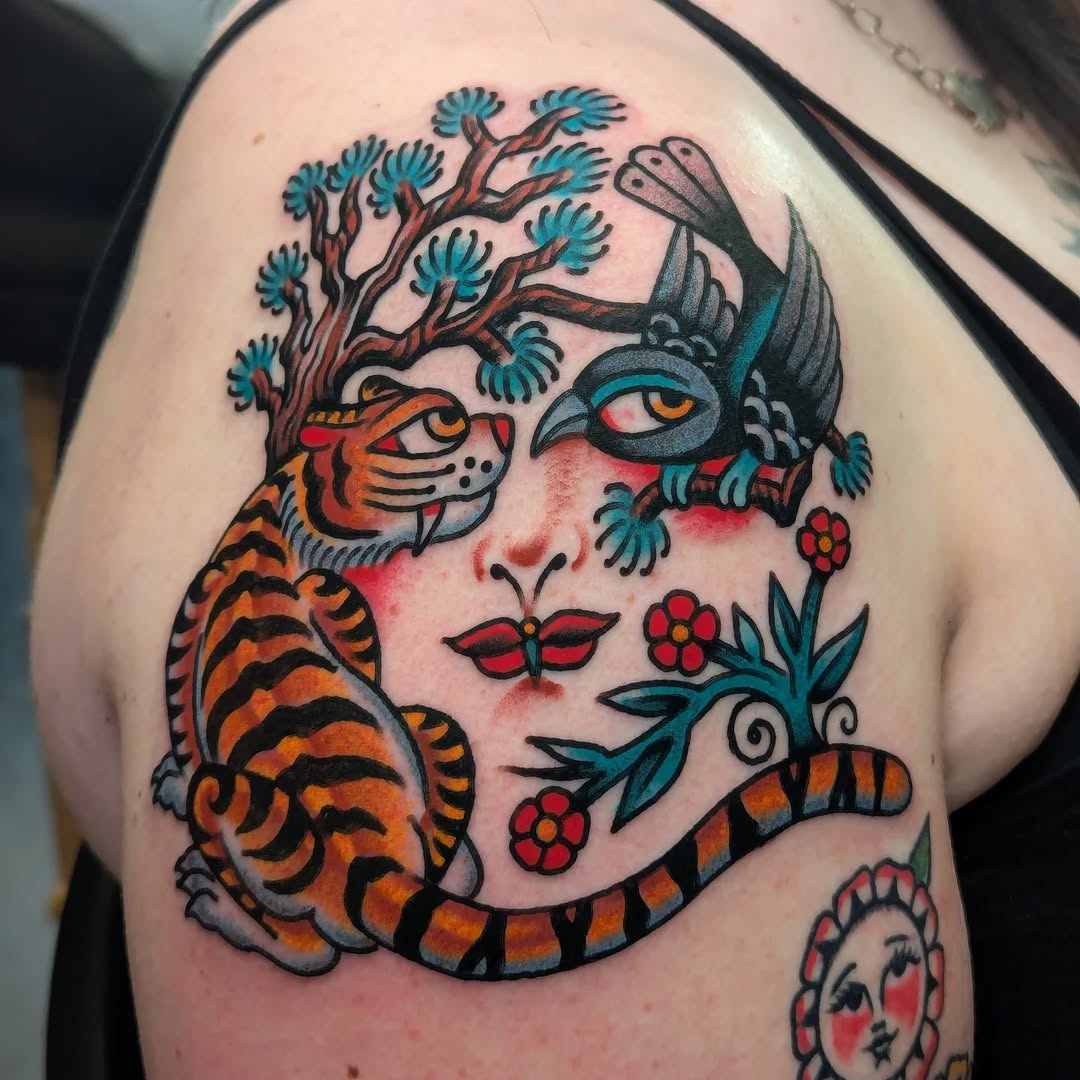 Tattoo by @zapmeistertattoo — neo_traditional, realism