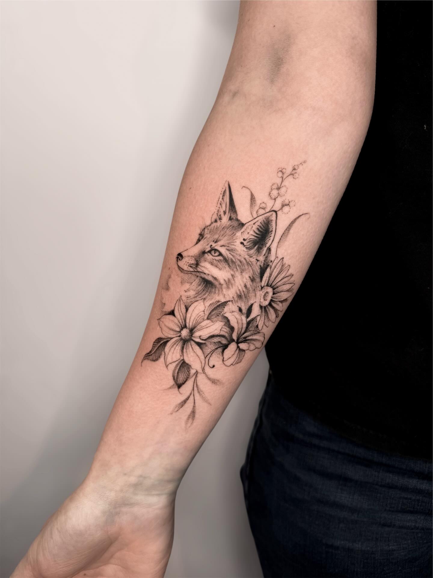 Tattoo by @slaubcreation — black_and_grey, realism