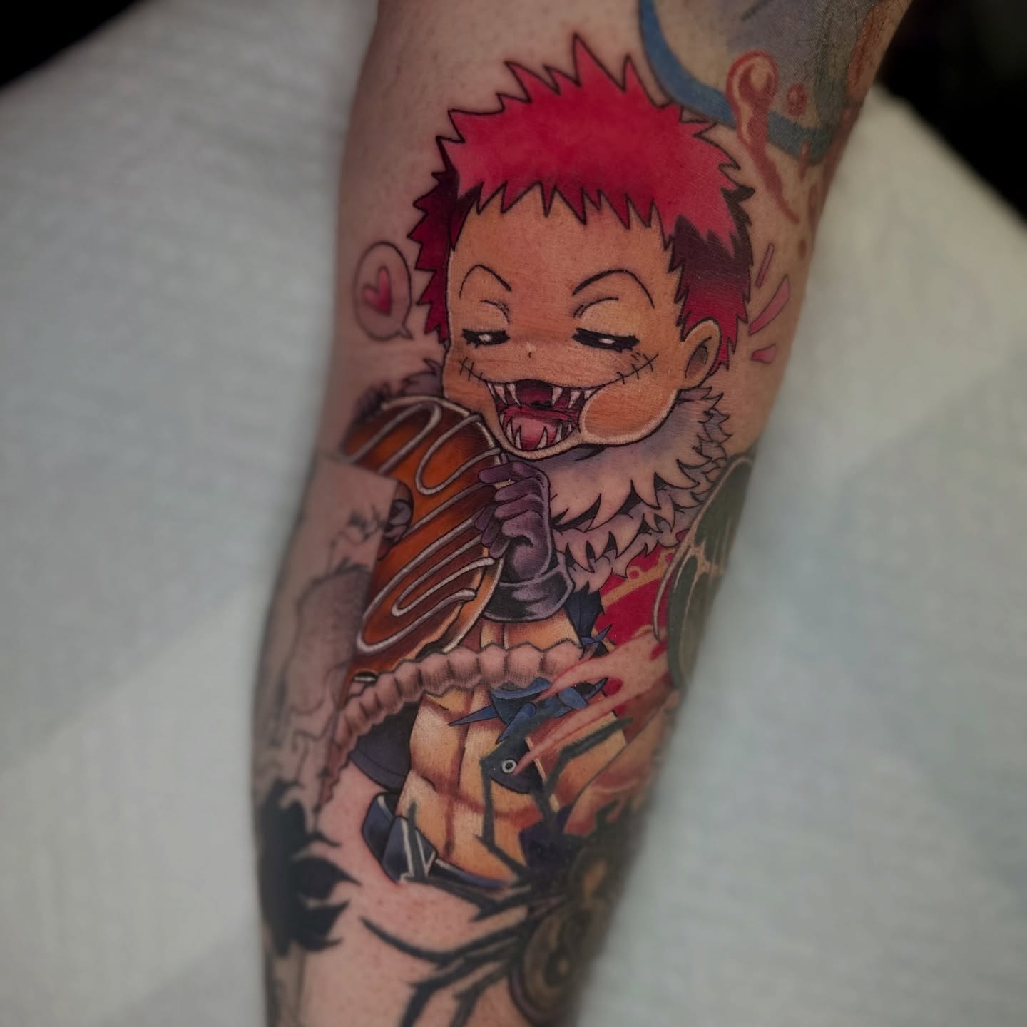 Tattoo by @fakkubunny — anime