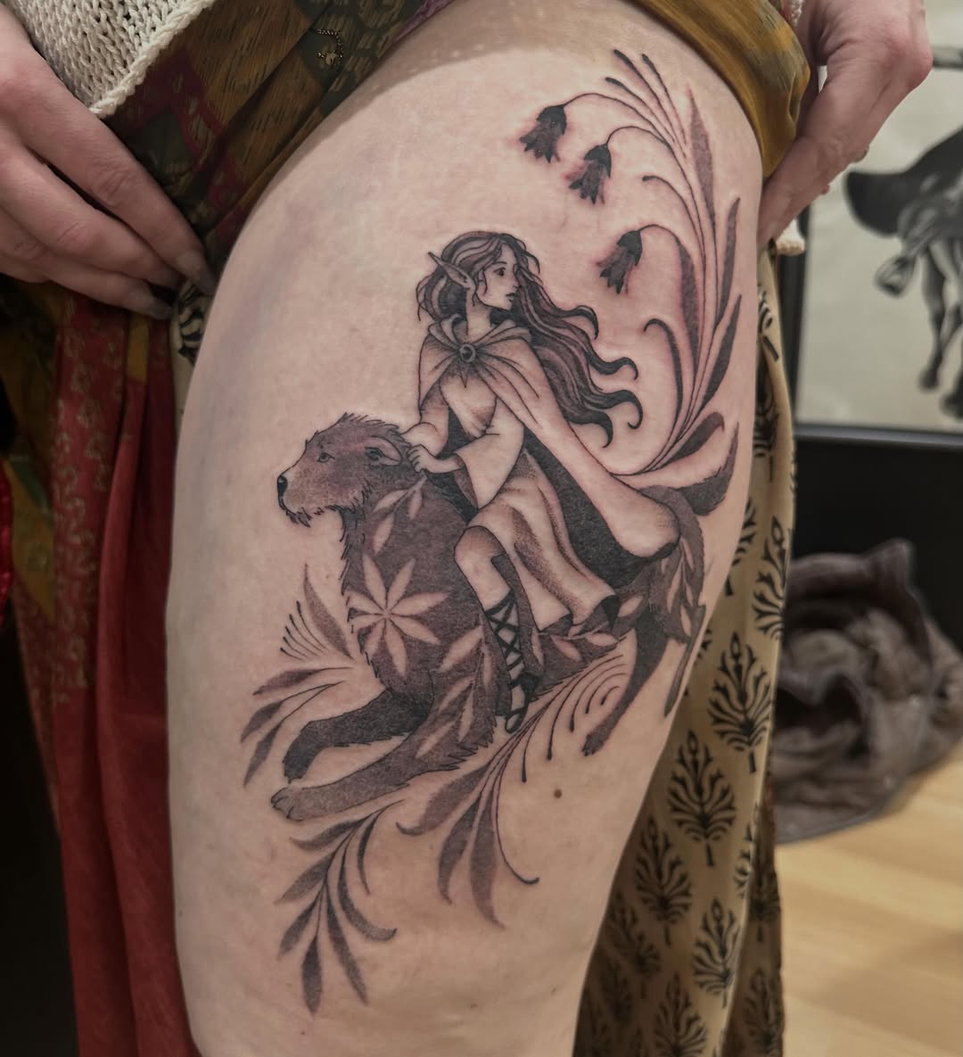 Tattoo by @wattsy.tattoos — black_and_grey, realism