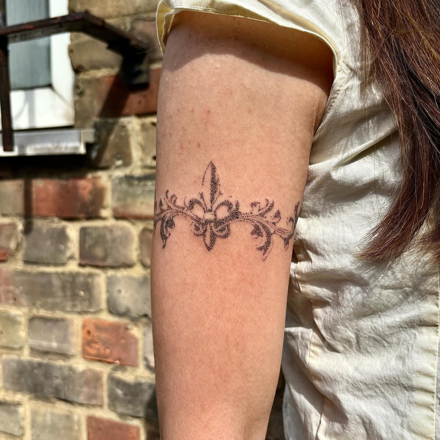 Tattoo by @siilvester — dotwork