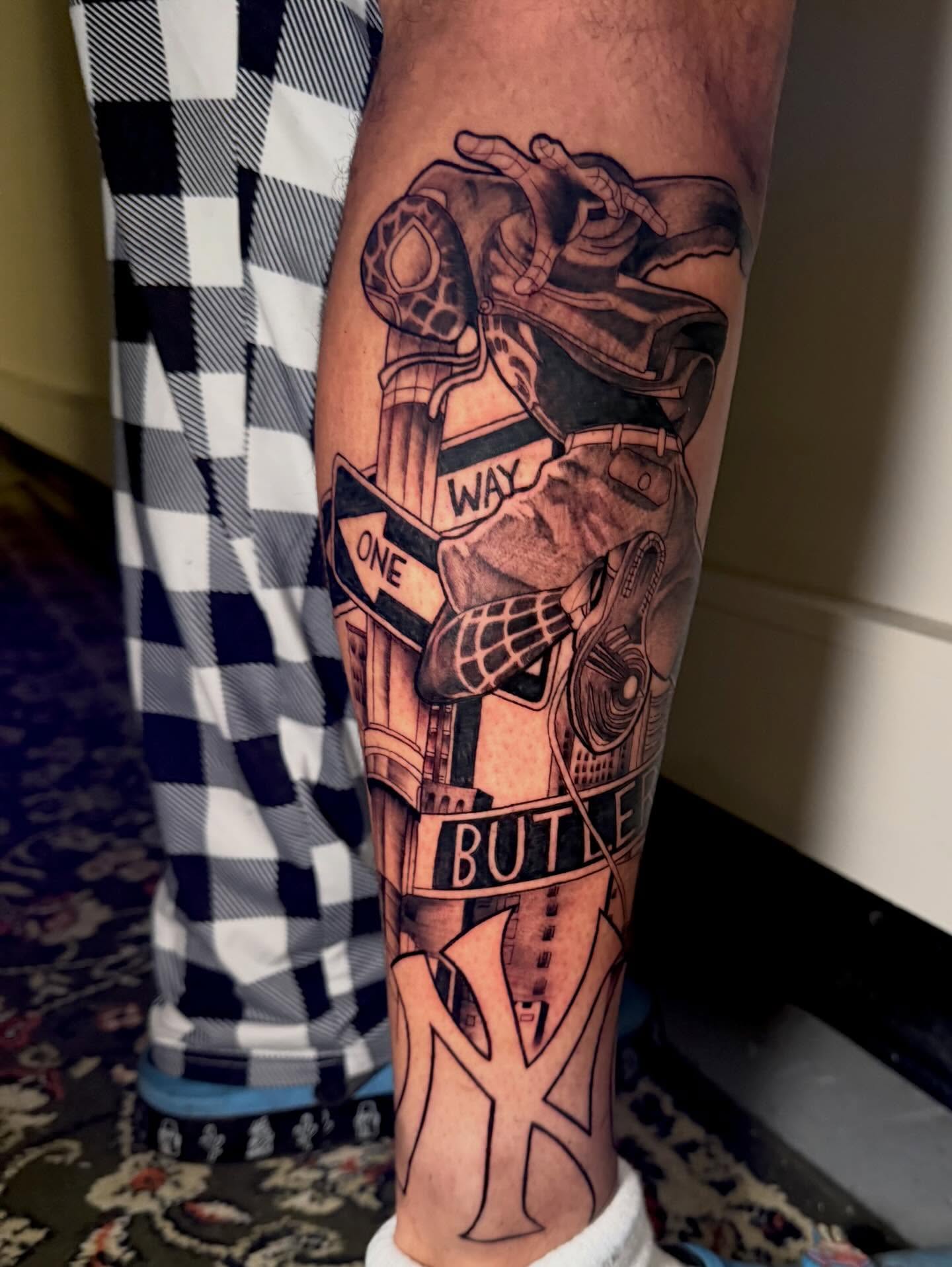 Tattoo by @ava_defalco — black_and_grey