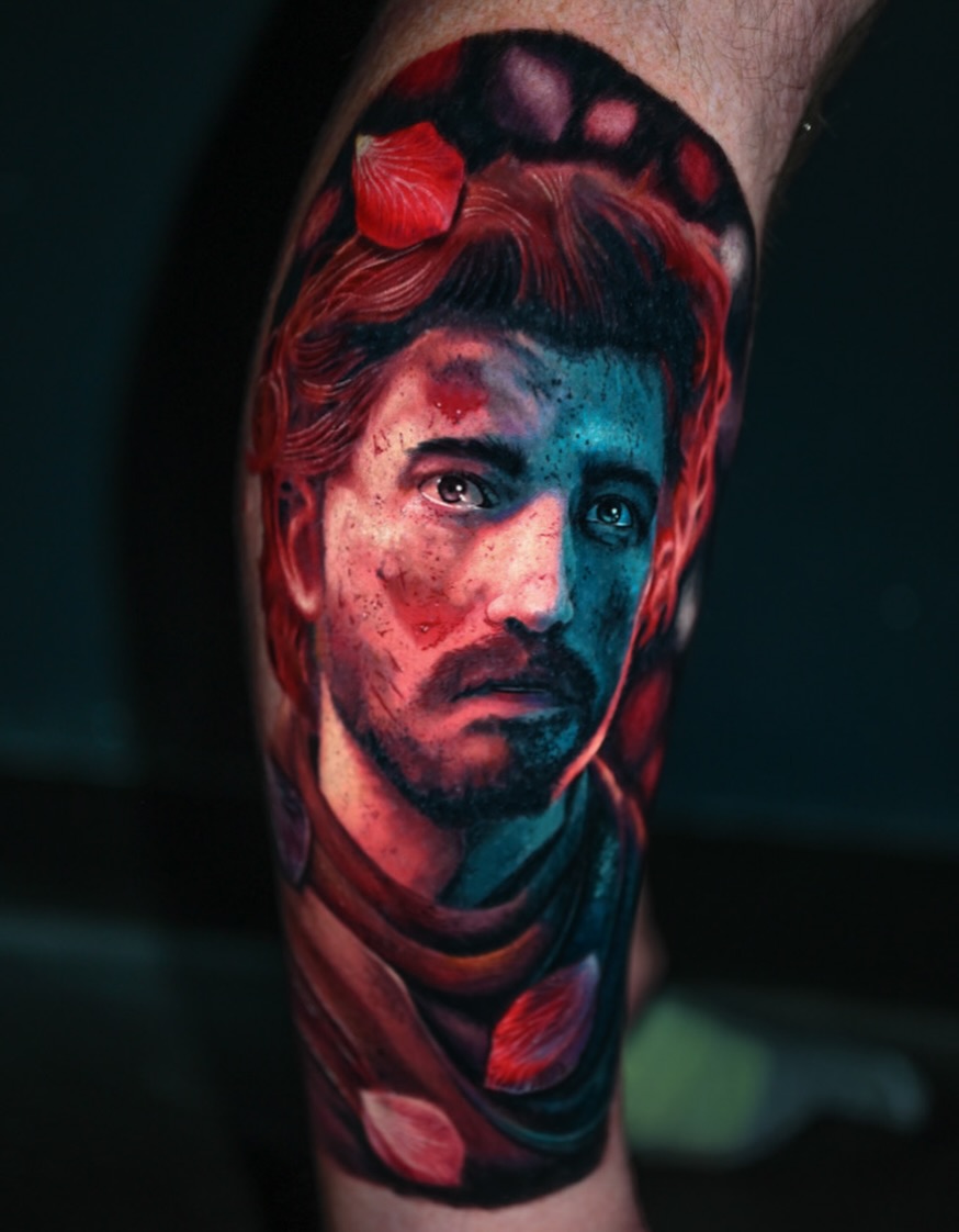 Tattoo work at Anime Ink Con 2026