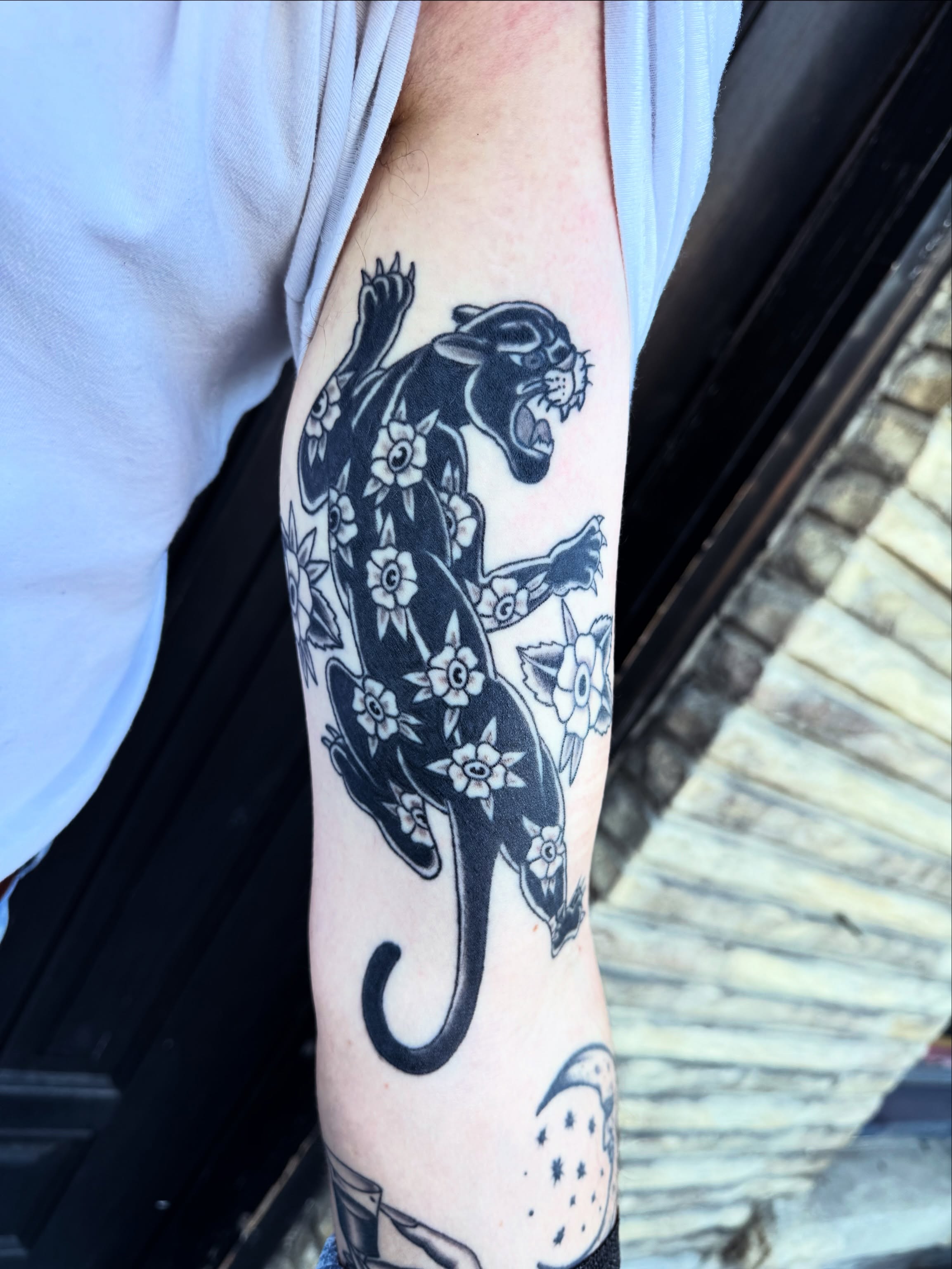 Tattoo by @tonycapraitattoos — black_and_grey
