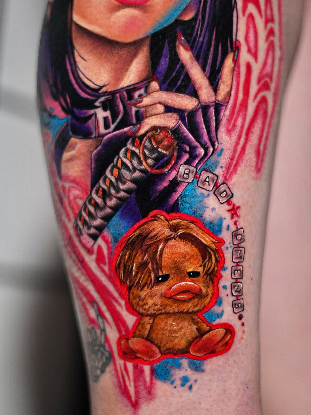 Tattoo by @redtaina.ink β dotwork