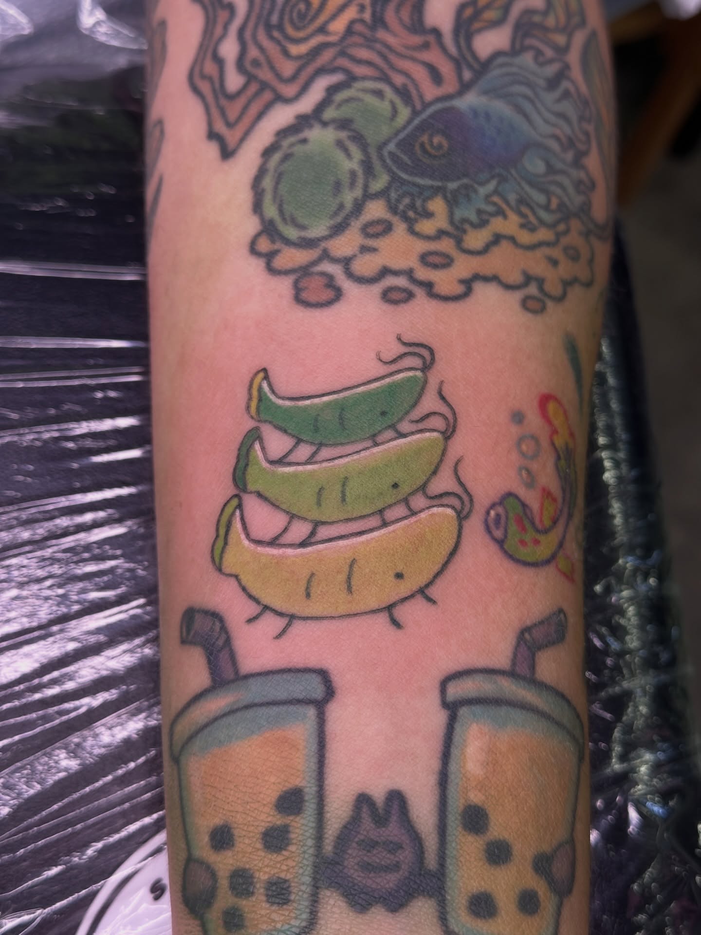 Tattoo by @shrimple.tattoos — new_school, dotwork