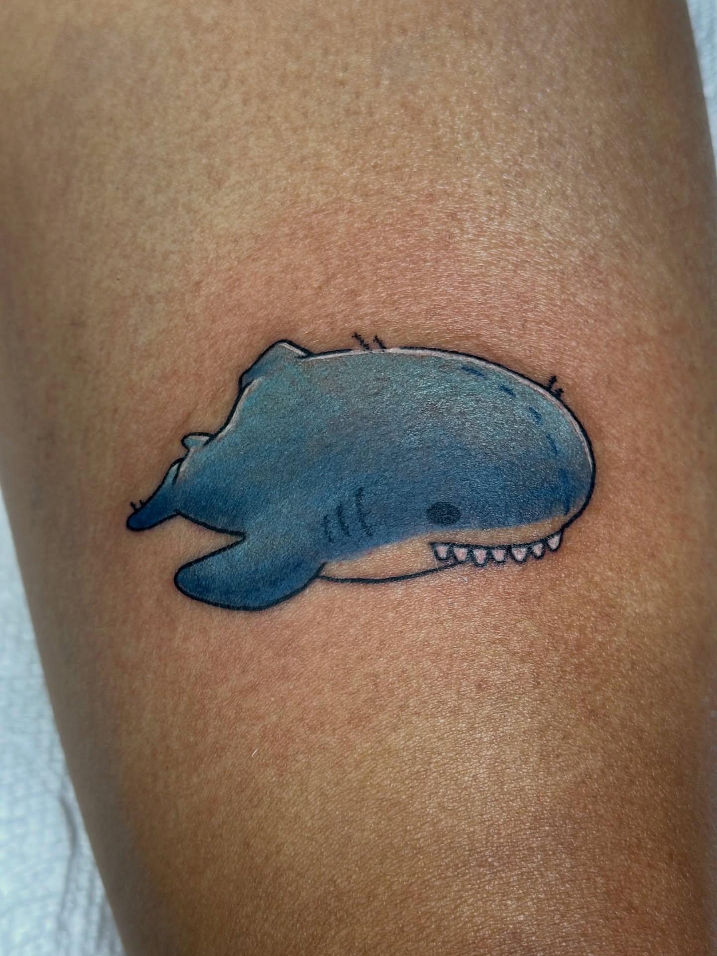Tattoo by @shrimple.tattoos — watercolor