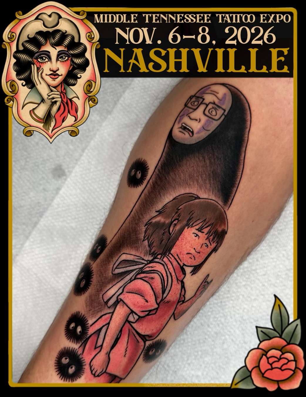 Tattoo by @tattoosbysav — anime, dotwork