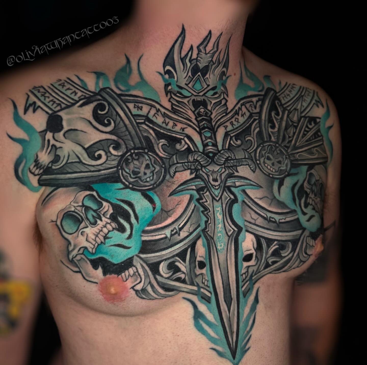 Tattoo by @oliviawhantattoos — neo_traditional, dark_realism