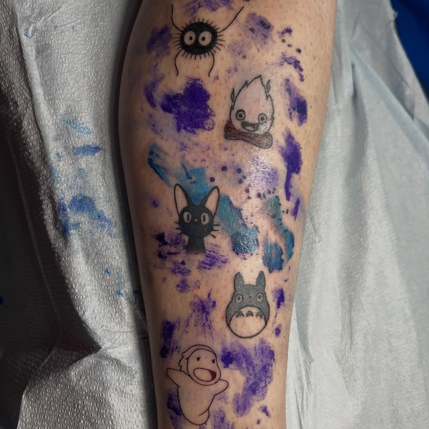 Tattoo by @maiapizarro_art — watercolor