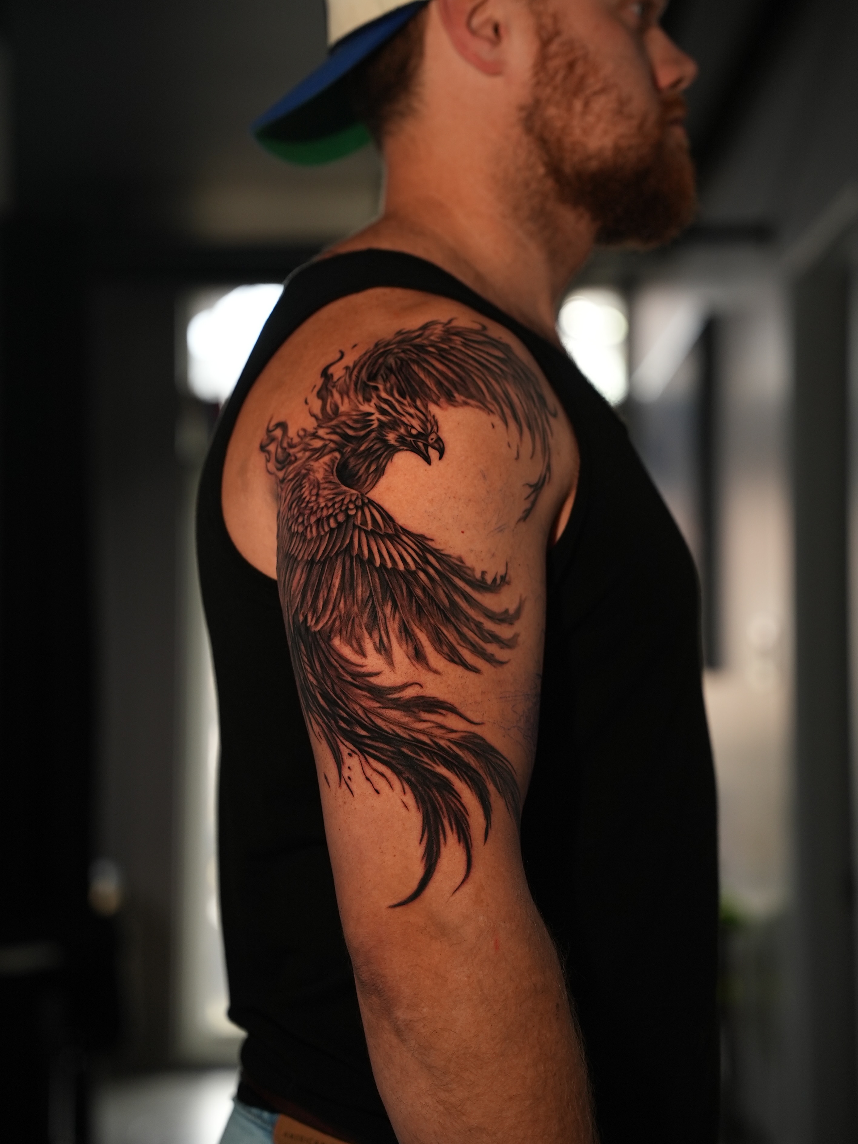 Tattoo by @badvibestattoos — black_and_grey