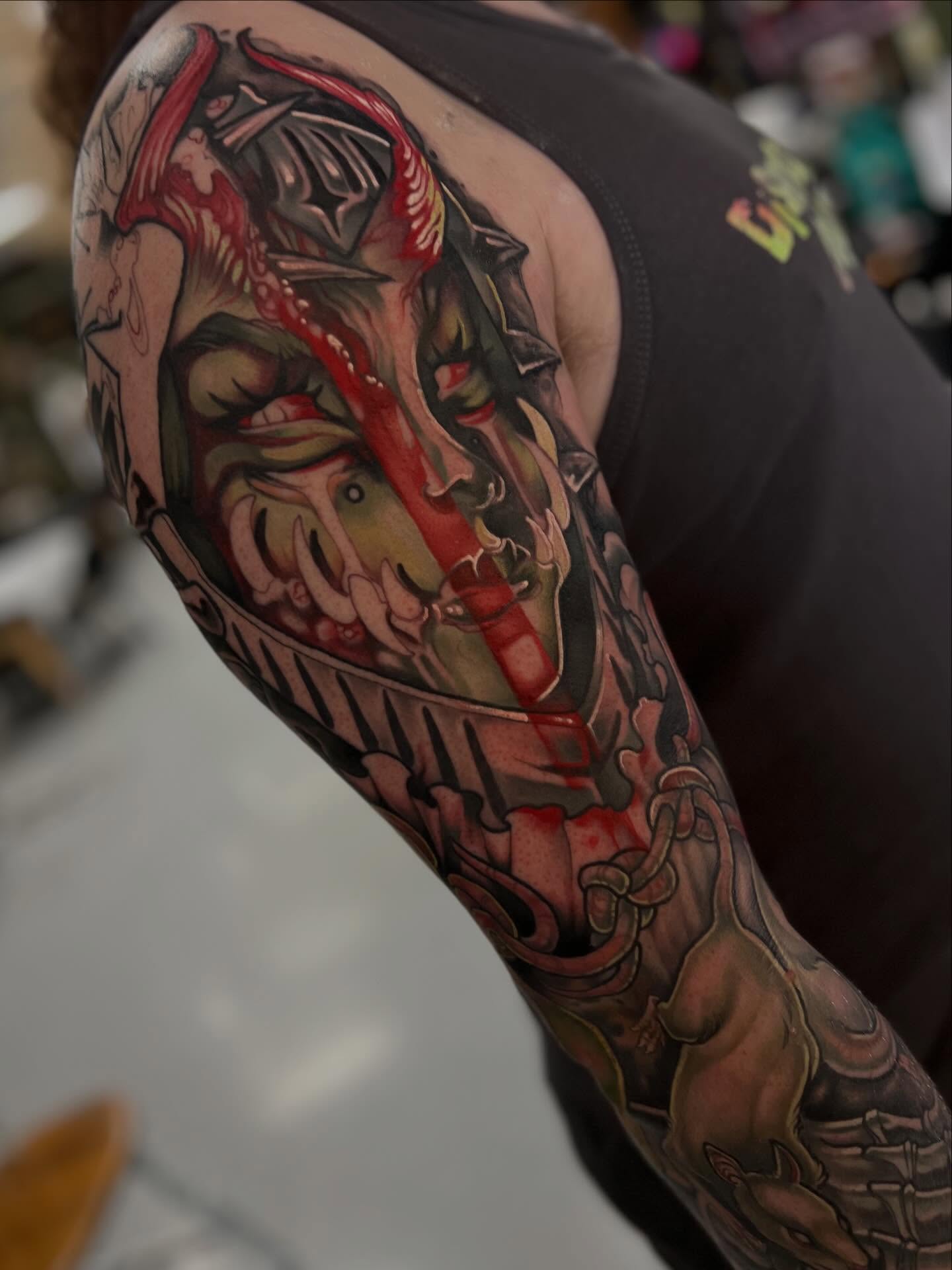 Tattoo by @scallywaggins — dark_realism