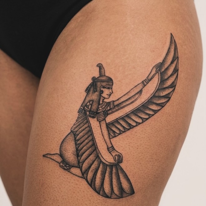 Tattoo by @tattoos_jara β dotwork, black_and_grey
