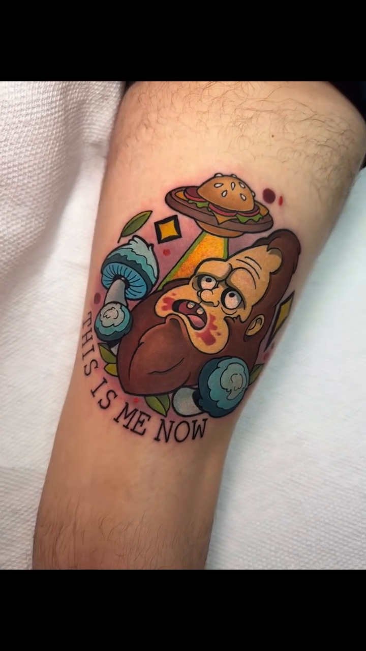 Tattoo by @toothjuice_ — new_school