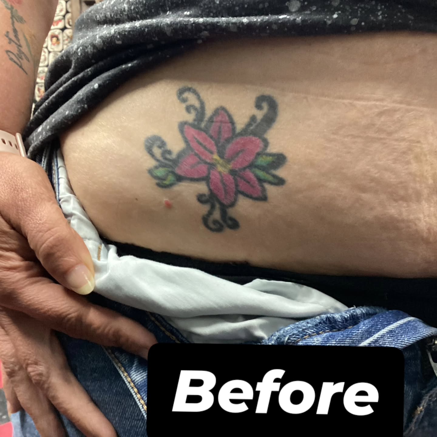 Flower American traditional tattoo by xavia