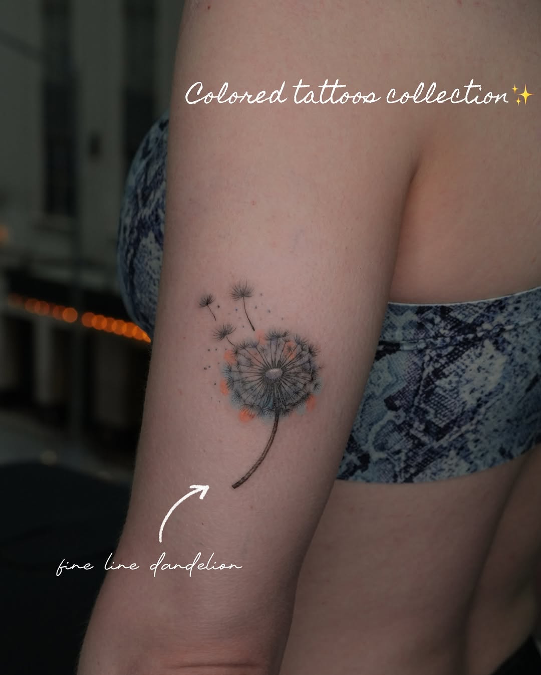 Tattoo by @tattooernyc โ fine_line, watercolor