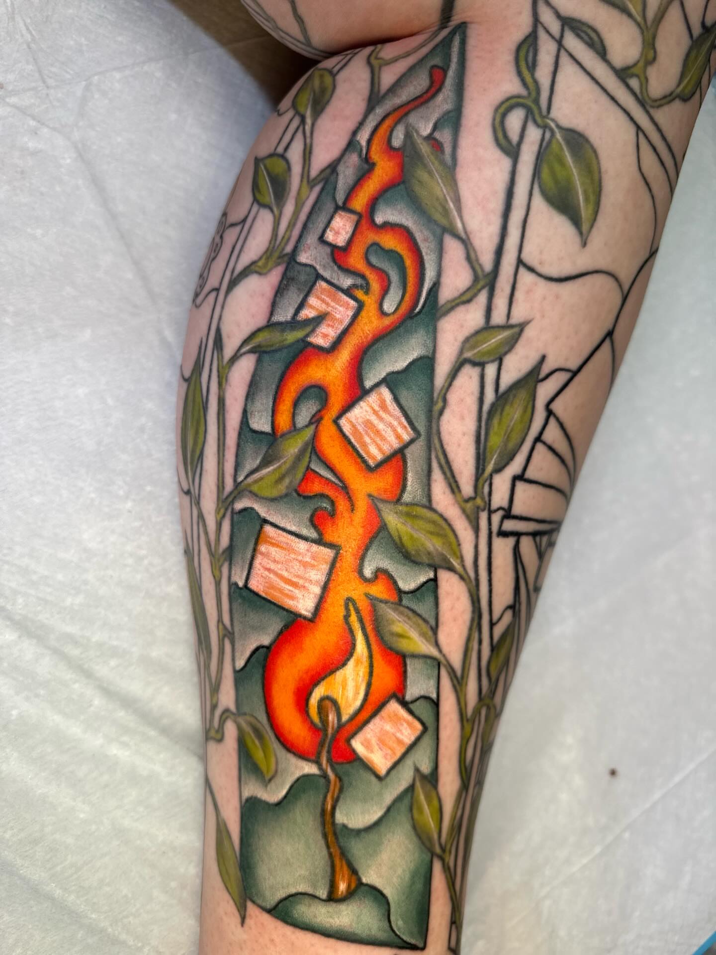 Tattoo by @jackknifetattoo — neo_traditional, geometric