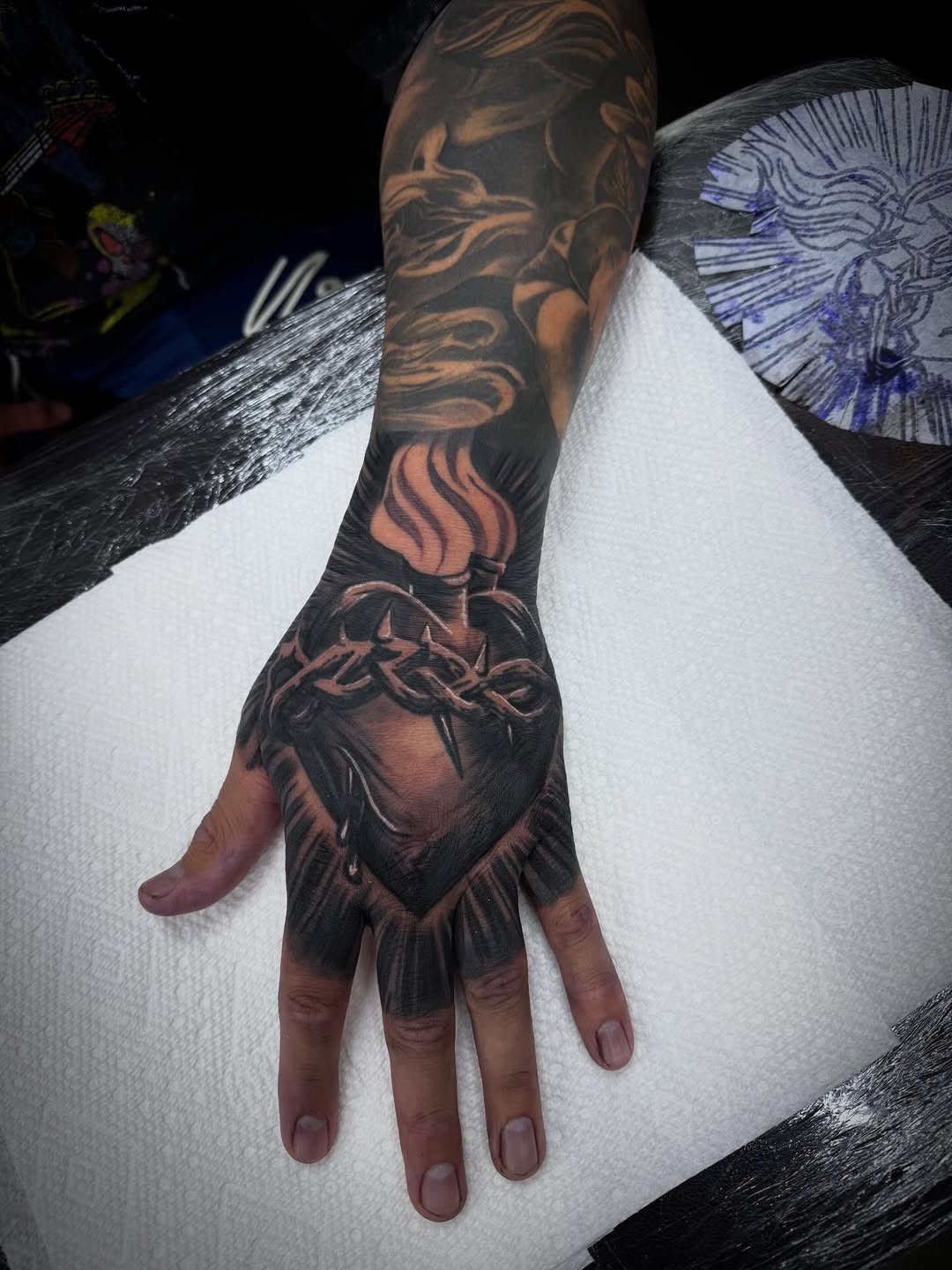 Tattoo by @marky_chavez โ black_and_grey, realism