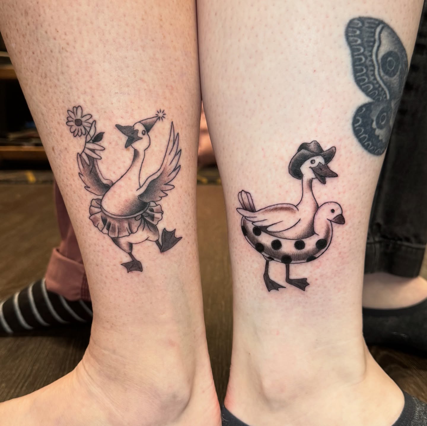 Tattoo by @shoppertattoo — black_and_grey
