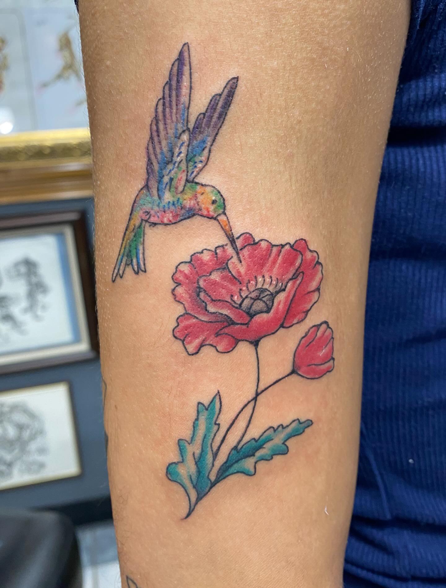 Tattoo by @sc0ttstattoos — watercolor