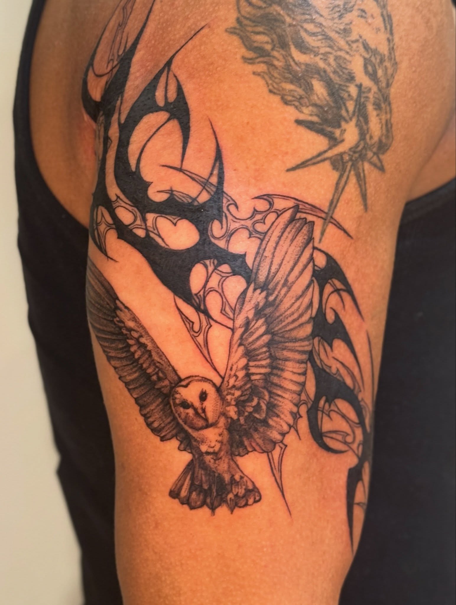 Tattoo by @ktyvink — black_and_grey, realism