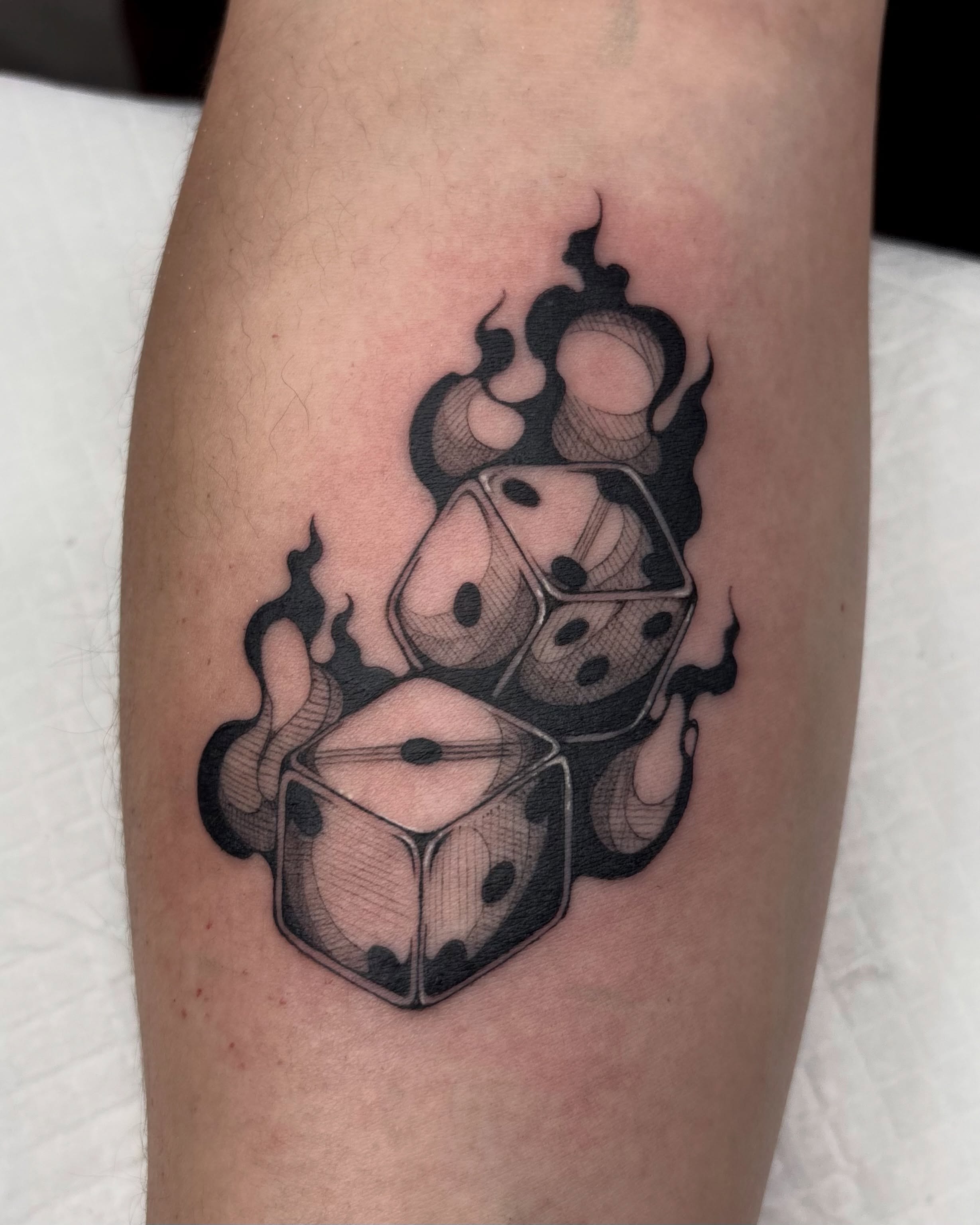 Tattoo by @codeblackink โ black_and_grey