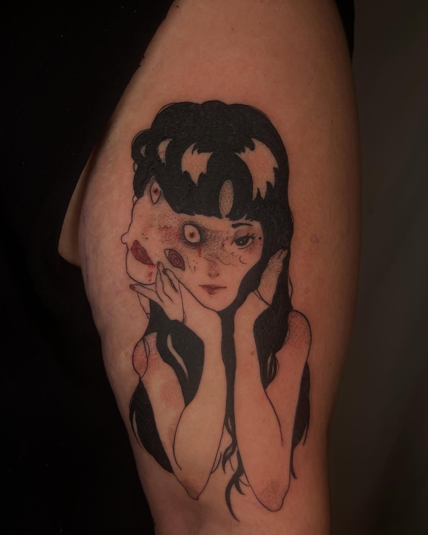 Tattoo by @pitypostcard — dark_realism, illustrative