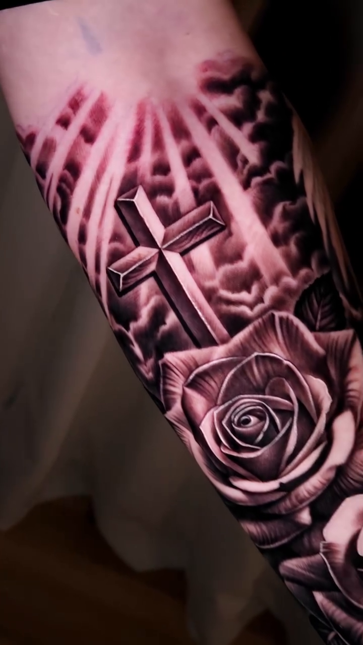 Tattoo by @tattoosbyshiva — black_and_grey, realism