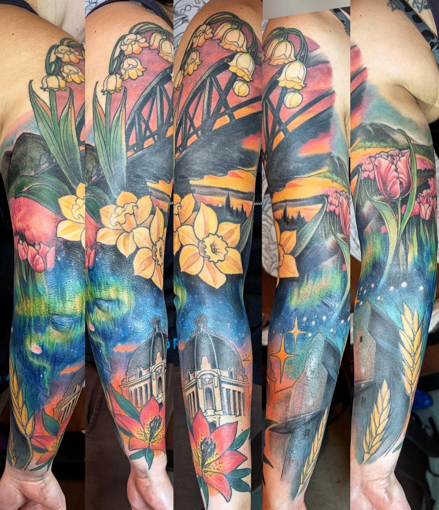 Tattoo by @jainagoldtattoos — realism, watercolor